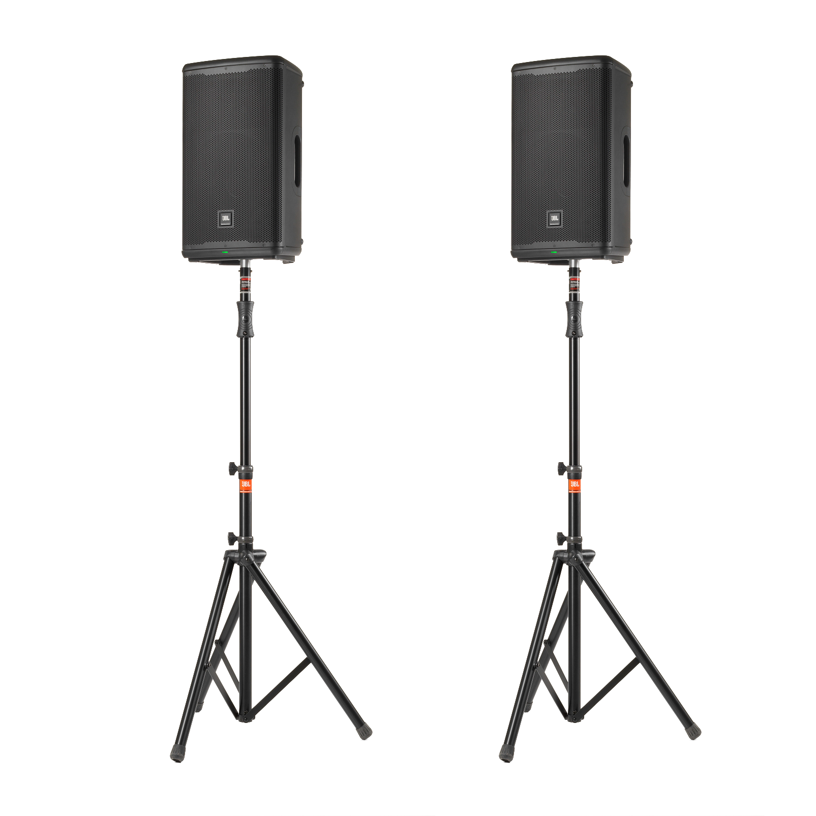 EON712 Speakers + GA Stands Bundle