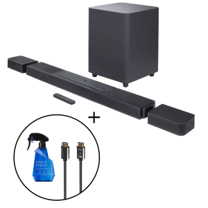 JBL Bar 1300X + Austere VII Series 8K HDMI Cable 1.5m & V Series Clean & Protect 230mL With Dual-Sided Cloth